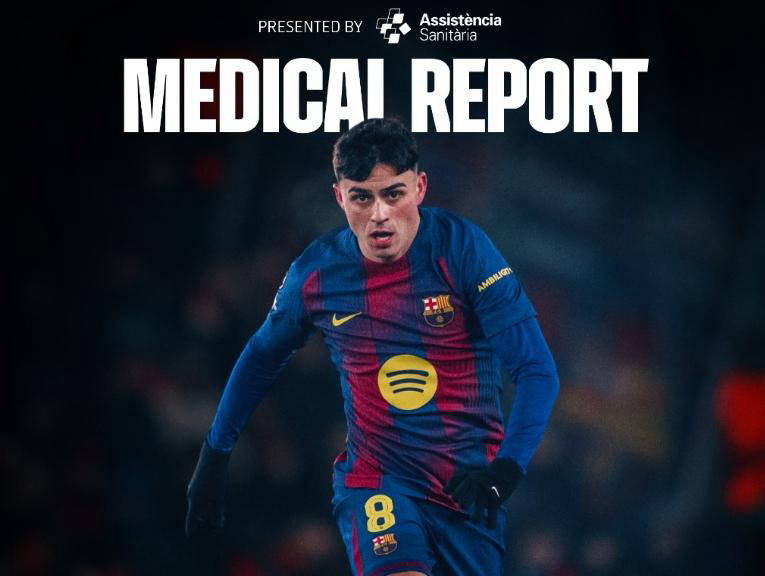 欧冠无缘直接晋级16强,巴萨核心中场佩德里再度受伤,预计缺阵一个月